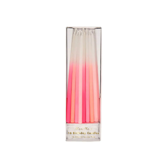 Tapered Pink Candles
