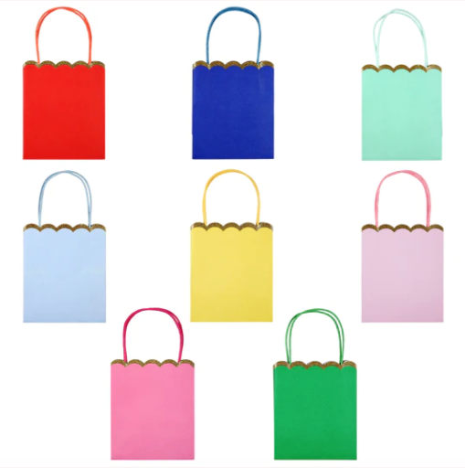 Multicolor Party Favor Bags