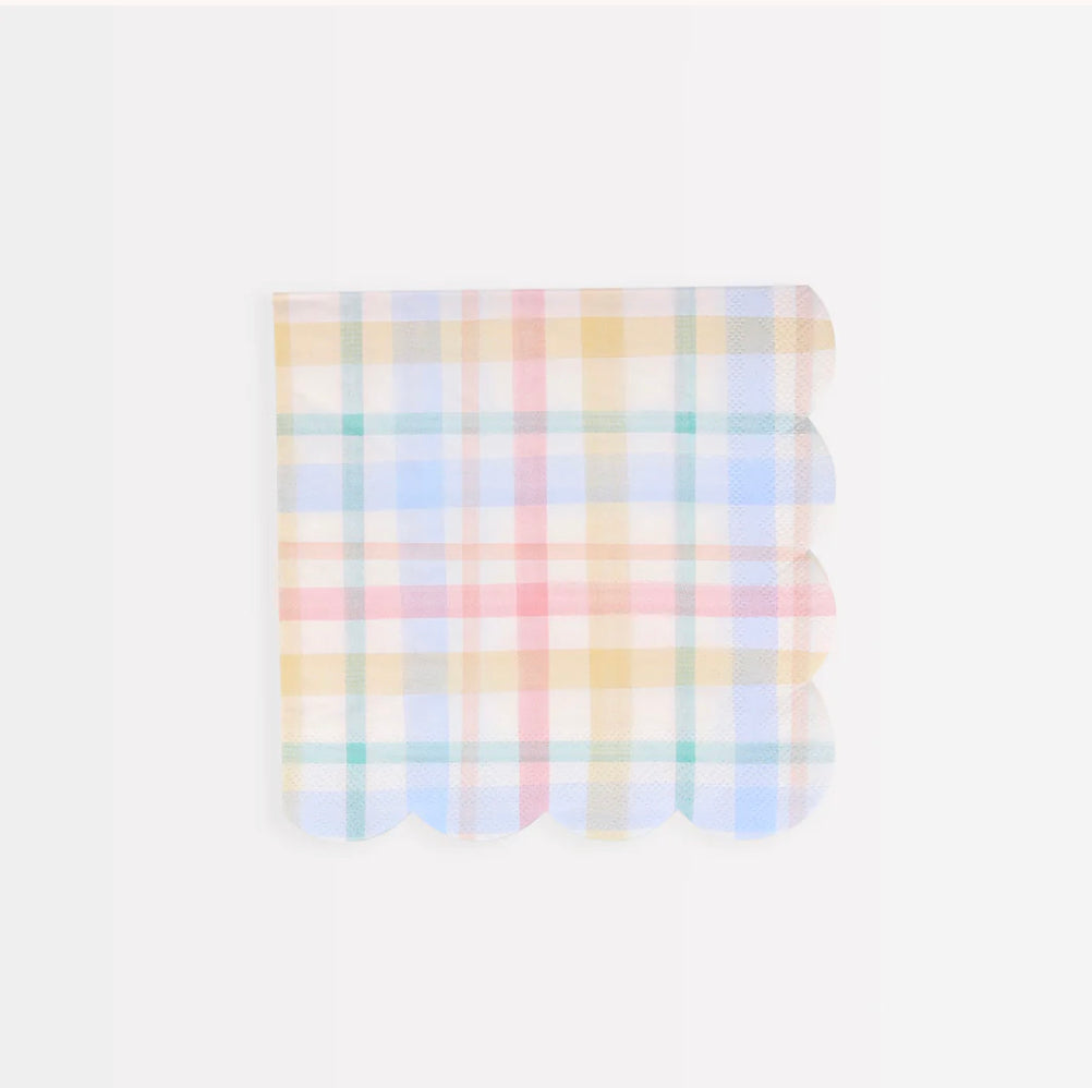 Plaid Small Napkins