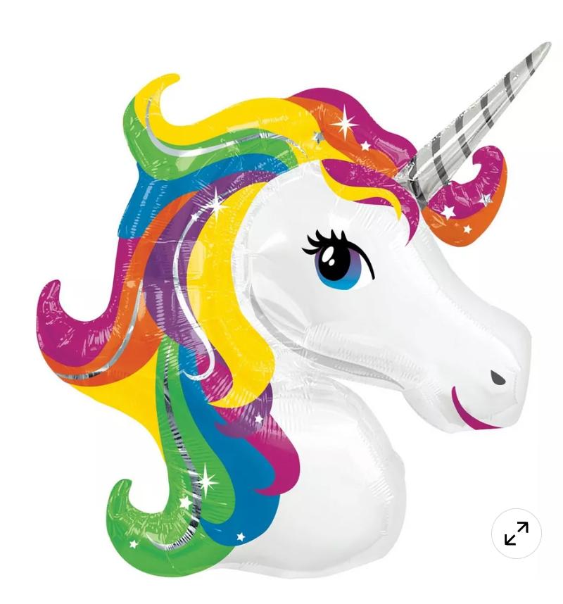 Rainbow Unicorn Balloon