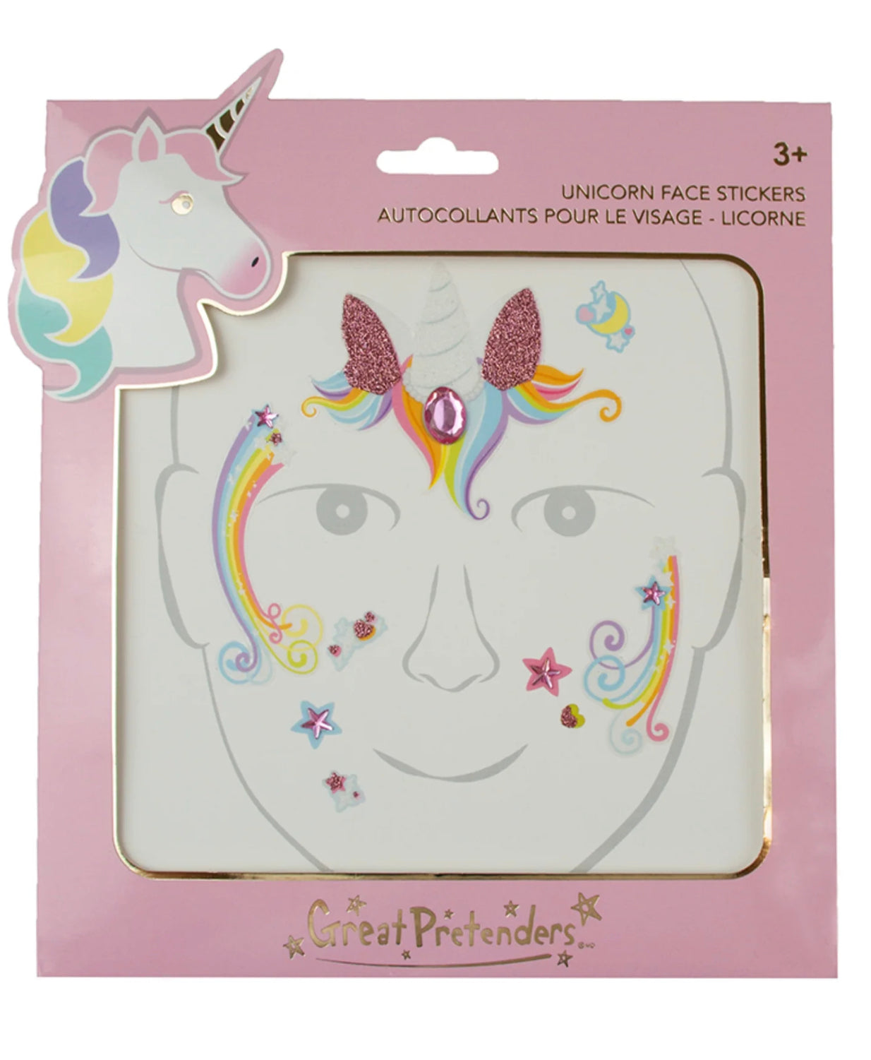 Unicorn Face Stickers