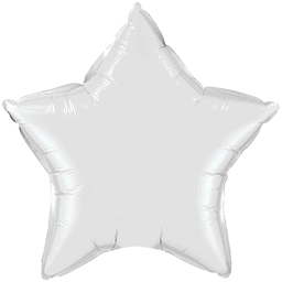 White Standard Foil Balloon